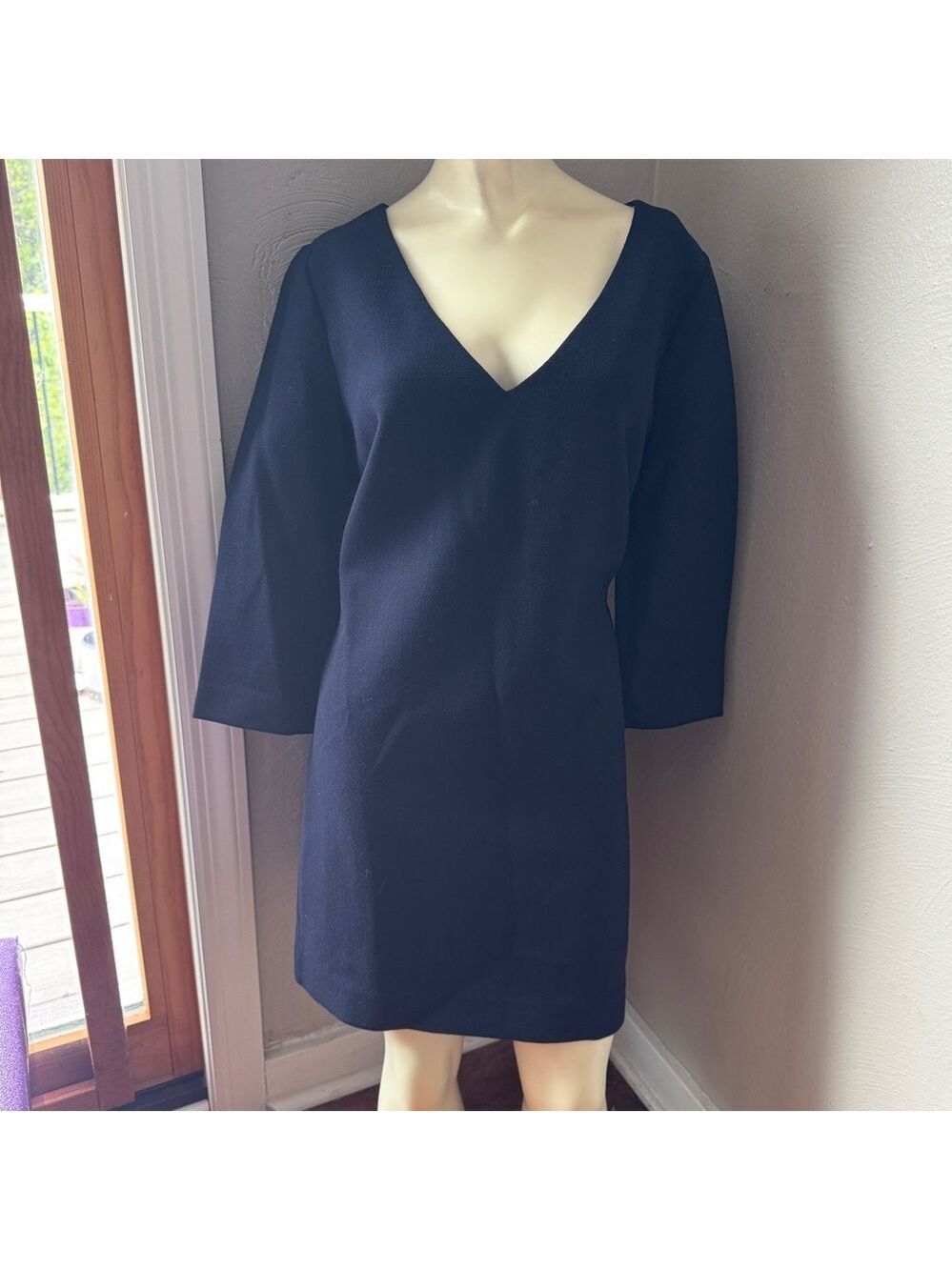 J.Crew wool navy blue dress size 4 nwt